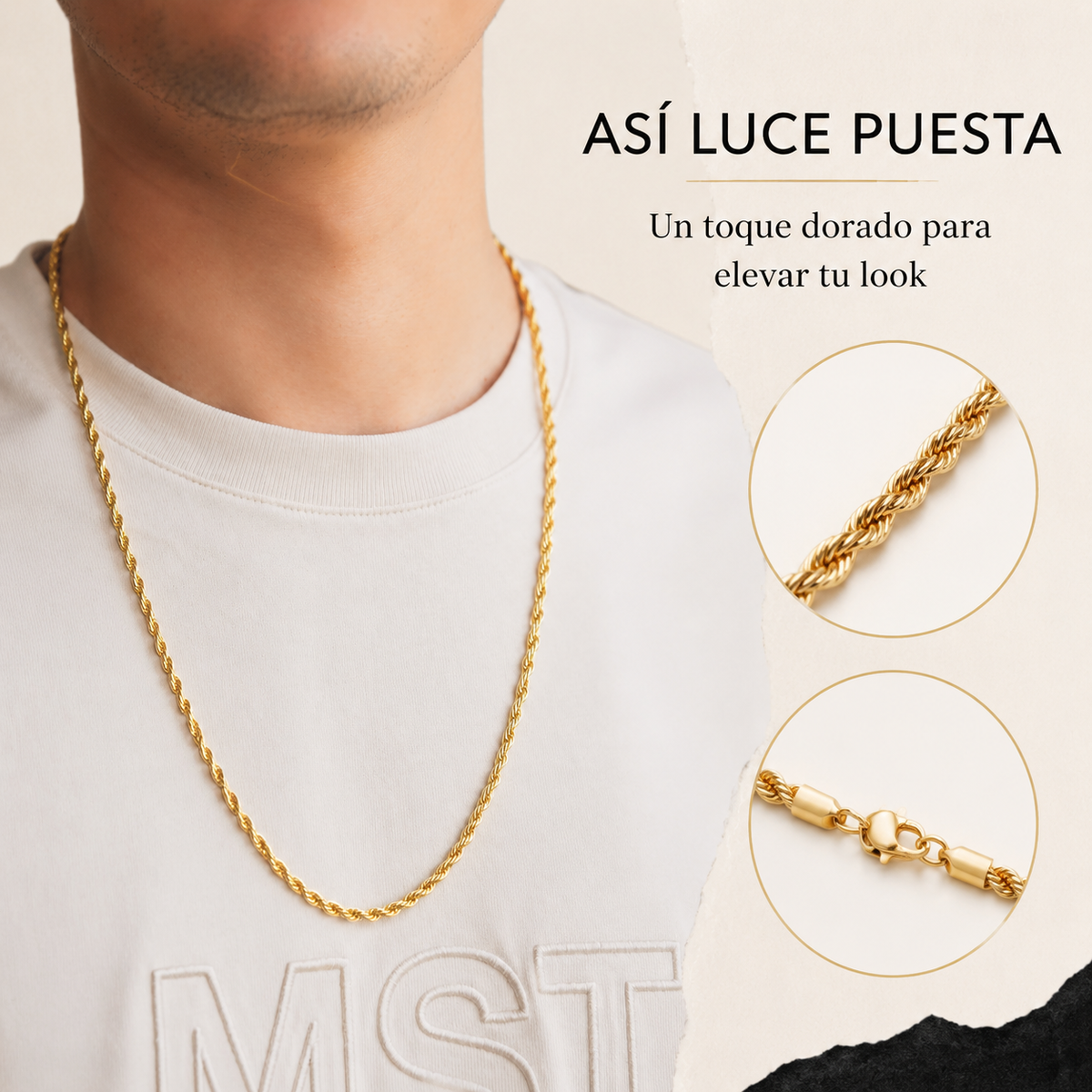 CADENA ORO STEP™