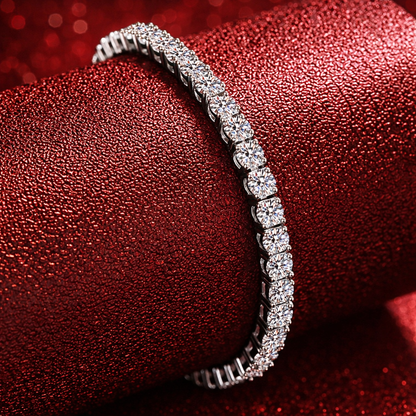 Pulsera Tennis Brillo Fino