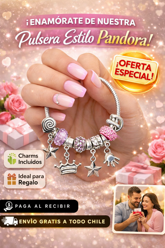 Pulsera Femenina Premium – Charms Incluidos⭐🎁