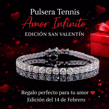Pulsera Tennis Amor Edición San Valentín