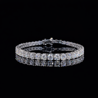 Pulsera Tennis Brillo Fino